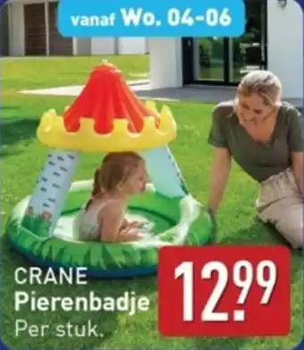 ALDI CRANE Pierenbadje aanbieding