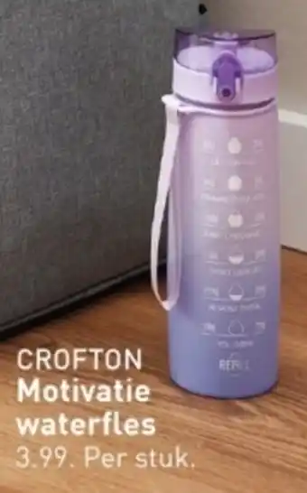 ALDI CROFTON Motivatie waterfles aanbieding