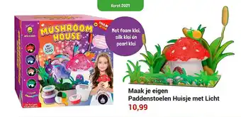 Lobbes Maak Je Eigen Paddenstoelen Huisje Met Licht aanbieding