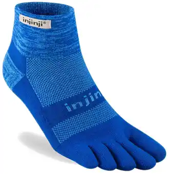 ANWB Injinji Trail Midweight Mini-Crew sokken Bourgondië aanbieding