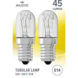 Albert Heijn Majestic Led fil buis helder 10W aanbieding