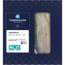 Albert Heijn AH Visspecialist zeebaarsfilet aanbieding