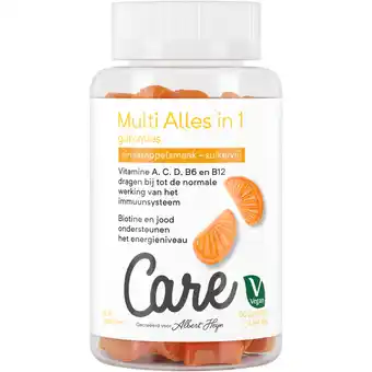 Albert Heijn Care Multi gummies sinaasappelsmaak aanbieding