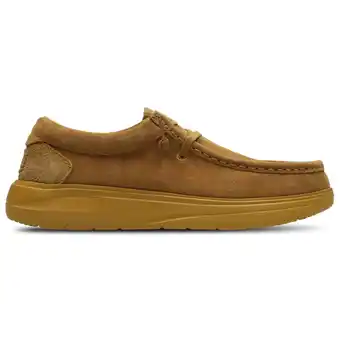 Foot Locker HEYDUDE Suede Heren Schoenen - Bruin - Maat: 43 - Suède - Foot Locker aanbieding