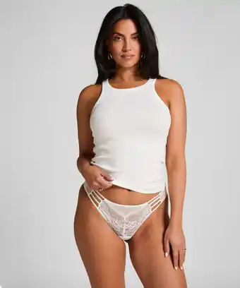 Hunkemoller Hunkemöller String Briar Wit aanbieding