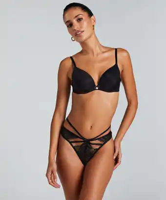 Hunkemoller Hunkemöller String Wera Zwart aanbieding