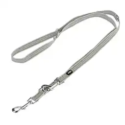 Zooplus TIAKI Halsband Soft & Safe, grijs - Bijpassende riem: 200 cm lang, 20 mm breed aanbieding
