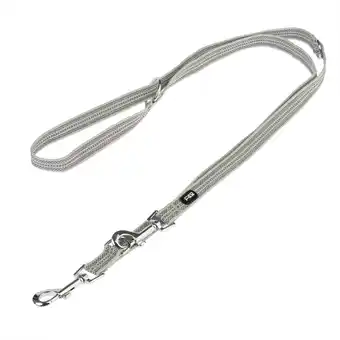 Zooplus TIAKI Halsband Soft & Safe, grijs - Bijpassende riem: 200 cm lang, 20 mm breed aanbieding