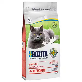 Zooplus 2x 10kg Bozita Grainfree Senior 8+ droog kattenvoer aanbieding