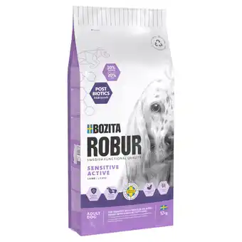 Zooplus Dubbelpak: 2x12kg Bozita Robur Sensitive Graanvrij Active Lam droogvoer voor honden aanbieding