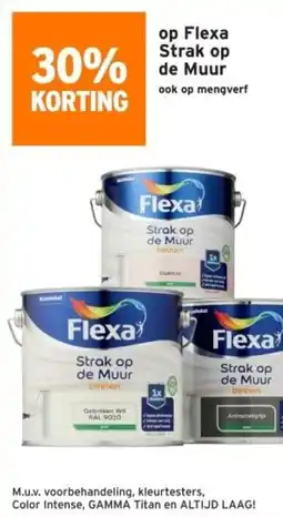 GAMMA Flexa Strak op de Muur aanbieding