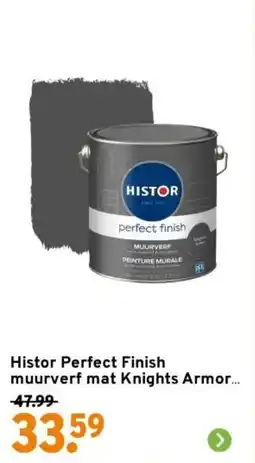GAMMA Histor Perfect Finish muurverf mat Knights Armor aanbieding