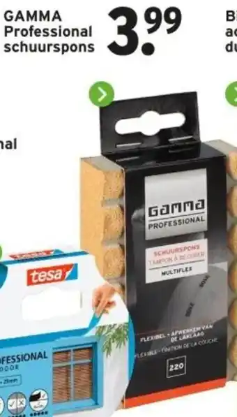 GAMMA GAMMA Professional schuurspons aanbieding