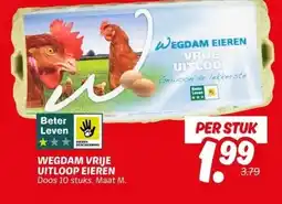 Dekamarkt WEGDAM VRIJE UITLOOP EIEREN aanbieding