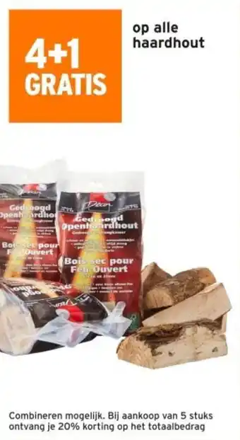 GAMMA Op alle haardhout aanbieding
