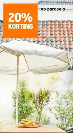 GAMMA Op parasols aanbieding