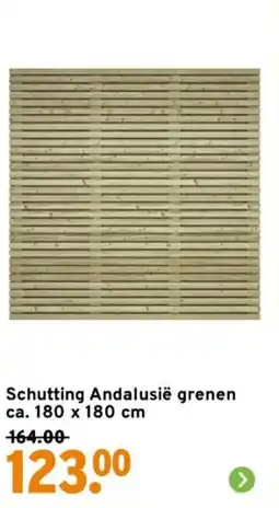 GAMMA Schutting Andalusië grenen aanbieding