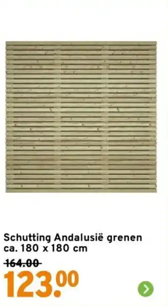 GAMMA Schutting Andalusië grenen aanbieding