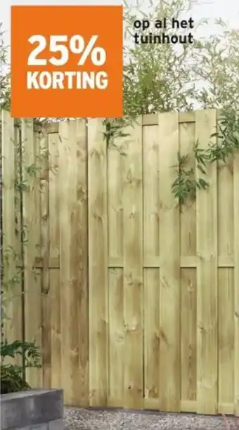 GAMMA Op al het tuinhout aanbieding