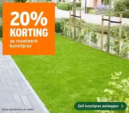 GAMMA Op maatwerk kunstgras aanbieding