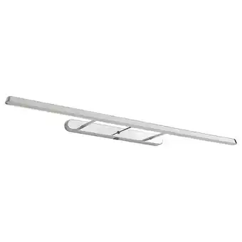 IKEA Flaskpost Led-kast-/wandlamp, verchroomd, 82 cm aanbieding