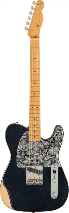 Bax-Music Fender Brad Paisley Esquire MN Black Sparkle elektrische gitaar met deluxe gigbag aanbieding