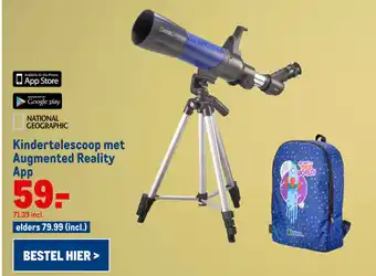 Makro Kindertelescoop met Augmented Reality App aanbieding