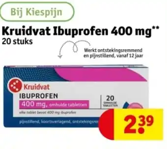 Kruidvat Kruidvat Ibuprofen aanbieding