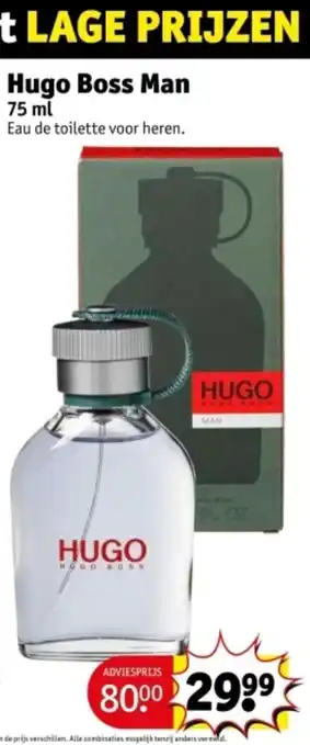 Kruidvat Hugo Boss Man aanbieding