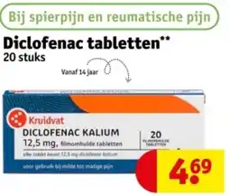 Kruidvat Diclofenac tabletten aanbieding