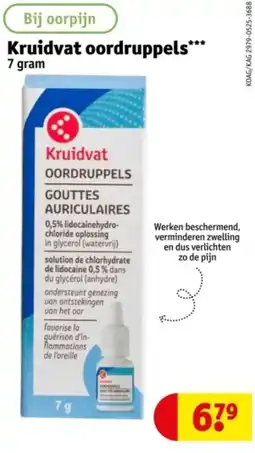 Kruidvat Kruidvat oordruppels aanbieding