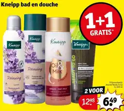 Kruidvat Kneipp bad en douche aanbieding