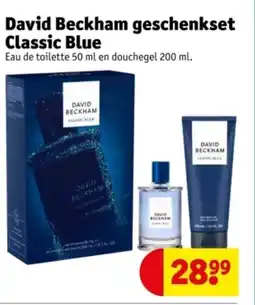 Kruidvat David Beckham geschenkset Classic Blue aanbieding