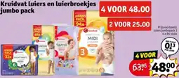 Kruidvat Kruidvat luiers en luierbroekjesjumbo pack j aanbieding