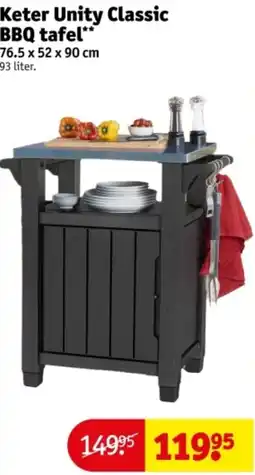 Kruidvat Keter Unity Classic BBQ tafel aanbieding