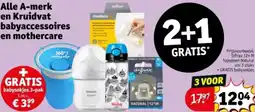 Kruidvat Alle A-merk en Kruidvat babyaccessoires en mothercare aanbieding