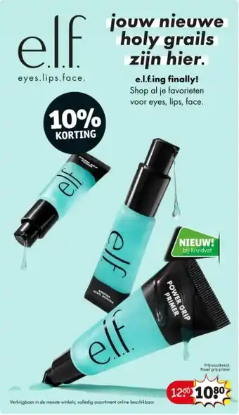 Kruidvat Elf aanbieding