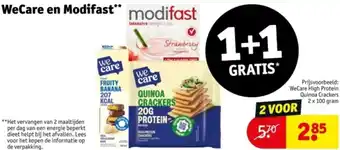 Kruidvat WeCare en Modifast aanbieding