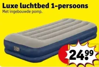 Kruidvat Luxe luchtbed 1 persoons aanbieding