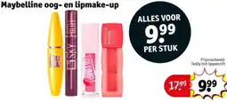 Kruidvat Maybelline oog en lipmake-up aanbieding