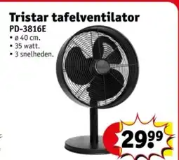 Kruidvat Tristar tafelventilator aanbieding