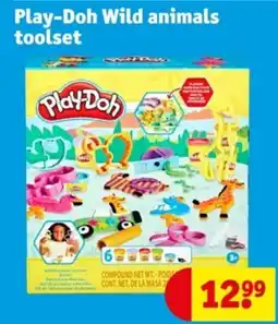 Kruidvat Play-Doh Wild animals toolset aanbieding