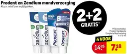 Kruidvat Prodent en Zendium mondverzorging aanbieding