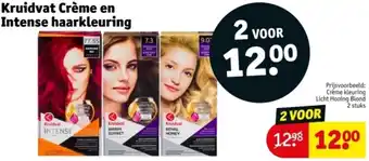 Kruidvat Kruidvat Crème en Intense haarkleuring aanbieding