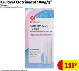 Kruidvat Kruidvat Clotrimazol 10mg/g aanbieding