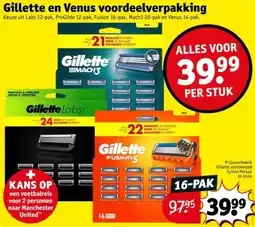 Kruidvat Gillette en Venus voordeelverpakking aanbieding