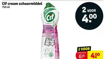 Kruidvat Cif cream schuurmiddel aanbieding