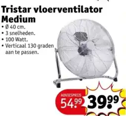 Kruidvat Tristar vloerventilator Medium aanbieding