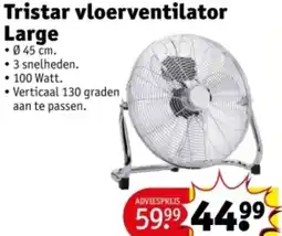 Kruidvat Tristar vloerventilator Large aanbieding