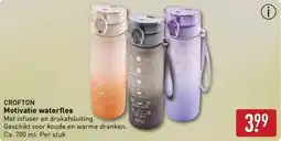 ALDI CROFTON Motivatie waterfles aanbieding